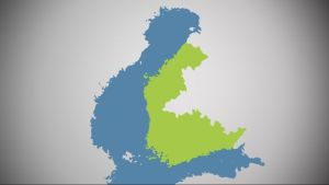Området för riktat miljöstöd blev så här stort. Området där jordbrukarna kan få miljöstöd för växttäcke på åkrar vintertid.
