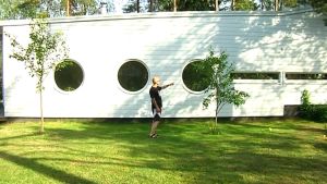 Arkitekt Marco Casagrandes House Apelle är också öppet. Arkitekten Marco Casagrande förevisar sitt hus Apelle i Karis.