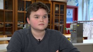 Andelen fransk- och engelskspråkig undervisning ökar efterhand, berättar Milo. Milo Vrambout går i en flerspråkig skola i Belgien.