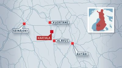 Det i Kuortane belägna vattenfyllda dagbrottet Kaatiala.