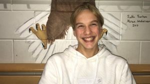 Max Sandholm har inte noterat grupptryck vad droger beträffar. högstadie-elev, kille