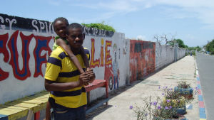 Arnett Gardens i Kingston, Jamaica. Invånarna kallar platsen Concrete Jungle. Arnett gardens i Kingston, Jamaica