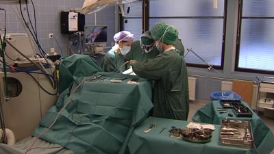 En operation vid ett sjukhus