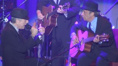 Leonard Cohen på scen i Helsingfors 10.08.10