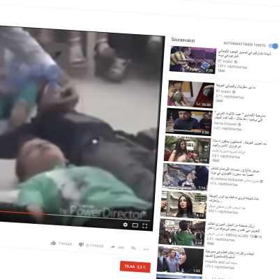 Kuvakaappaus YouTube -videosta.