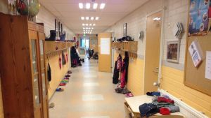 Solbrinkens skola får mera plats om daghemmet Laban flyttar. Solbrinkens skola i Lojo