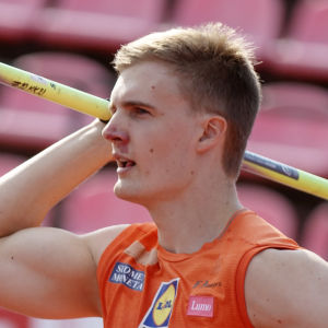 Oliver Helander Kalevan kisoissa.
