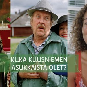 Maalaiskomedia-sarjan hahmoja.