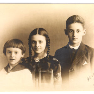 de tre barnen bernstein, atos, pia och daniel 1923