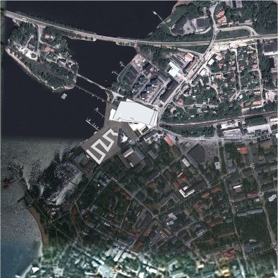 Pier 25 flygbild
