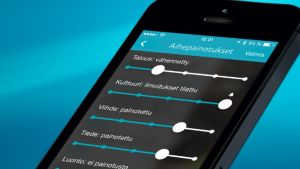 Uutisvahti-applikaation kuva.
