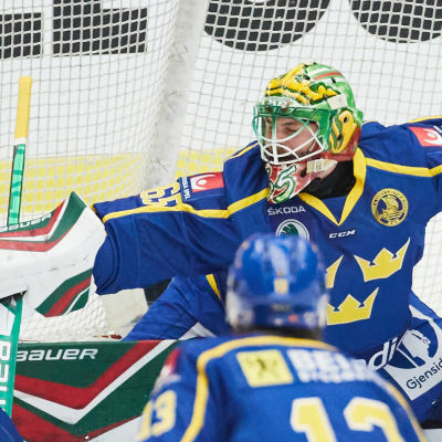 Finland mot Sverige i EHT-turneringen i Malmö.
