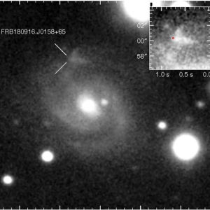Radiopurske koodinimeltä FRB 180916.J0158+65 onnistuttiin myös kuvaamaan. Se tapahtui 500 miljoonan valovuoden päässä olevassa kierteisgalaksissa.
