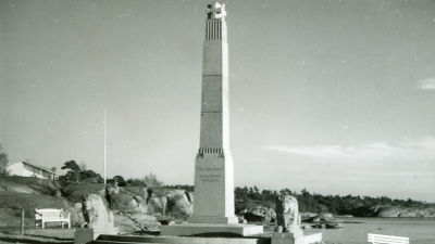 Frihetsmonumentet i Hangö år 1969.