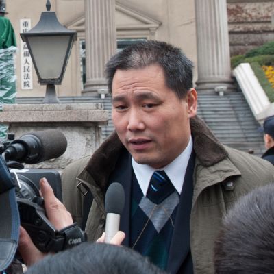 Ihmisoikeusjuristi Pu Zhiqiang on ollut vangittuna toukokuusta 2014 lähtien. Kuva on vuodelta 2012.
