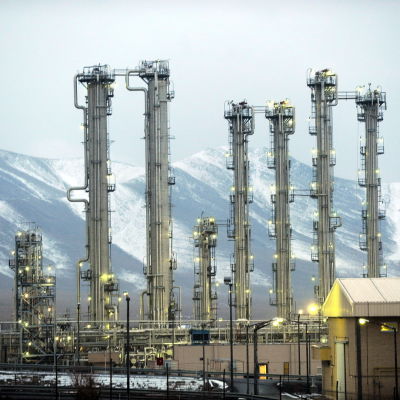 Tungvattenreaktor i Arak, Iran.