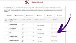 Mene haluamaasi sovellukseen LastPassin Avaa sivusto -painikkeesta. Salasanojen vaihtaminen LastPassissa