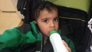 Khalidas son fyller snart två år. Khalidas son fyller snart två år