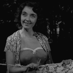 Mirja Karisto Yrjö Nortan elokuvassa Kolmas laukaus (1959).