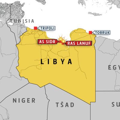 Libyan kartta