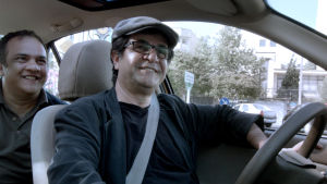 Jafar Panahi, regissör för den iranska filmen Taxi Jafar Panahi, regissör för den iranska filmen Taxi