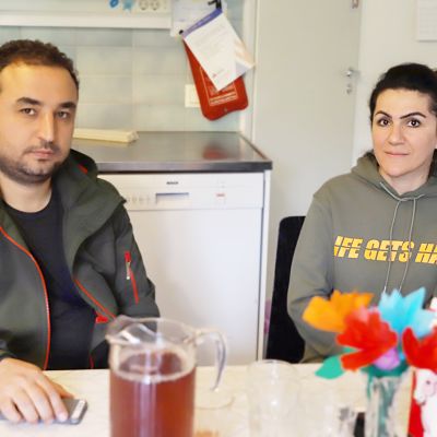 Irakilaiset Shereen Alwasiti ja Ali Alabbodi