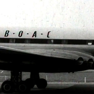  BOAC:n De Havilland DH106 Comet G-ALYS Seutulan lentoasemalla elokuussa 1952.