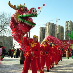 Kiinassa juhlittiin lohikäärmeen vuotta 6.2.2012