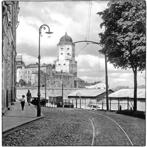 Viipurin linna 1920-1930-luvuilla.