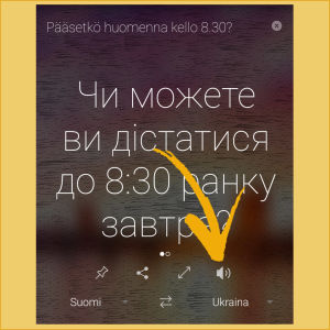 Käännösten kuuntelunopeutta voi säätää. Microsoftilla voi myös valita joko mies- tai naisäänen. Kuvakaappaukset Googlen ja Microsoftin käännössovelluksista. Käännöksen kuuntelun nopeutta voi säätää. Microsoftilla voi myös valita mies- ja naisäänen välillä.