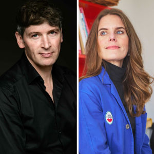 Collage med Jesper Wung-Sung och Jenny Lucander
