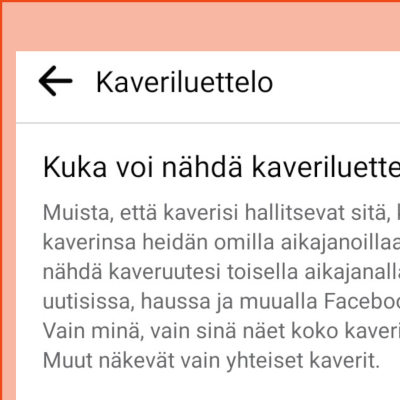 Digitreenit Facebookin Yksityisyysasetukset Kuntoon Kuka Nakee Ja Mita Digitreenit Yle Fi