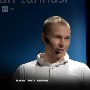 Slaava "Twista" Räsänen nähdään jälleen Ylen studiovieraana