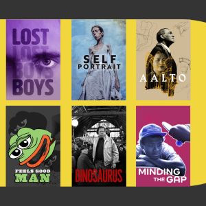 Dokkarifestivaalin 2021 katsotuimpia: Lost Boys, Self Portrait, Aalto, Feels Good Man, Dinosaurus, Minding The Gap