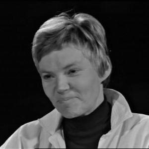 Märta Tikkanen år 1978, när Århundradets kärlekssaga precis utkommit. Författaren Märta Tikkanen