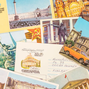 Neuvostoliitto-aiheisia postikortteja