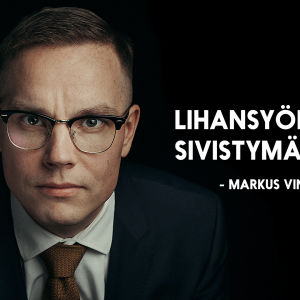 Markus Vinnarin henkilökuva argumentilla: Lihansyönti on sivistymätöntä.
