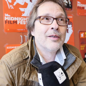 Ohjaaja Tapio Piirainen Sodankylän elokuvajuhlilla.