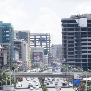Kaupunkikuvaa Addis Abebasta