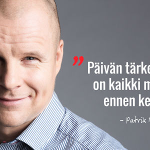 Patrik Borg, Vaakakapinan ravintoasiantuntija.