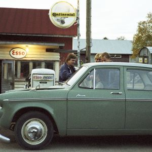 Matti Ijäs Katsastus-elokuvan kuvauksissa.