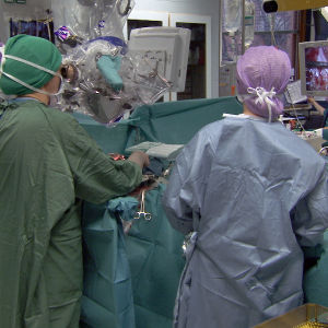 Chiari-potilaan leikkaus HYKS.ssä joulukuussa 2016.