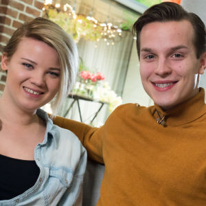 Kuvassa Rosa Hautala ja Valtteri Lehtinen.