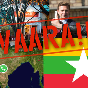 Kuvakollaasi: Myanmar, Intia, poliisin piirittämä pizzeria