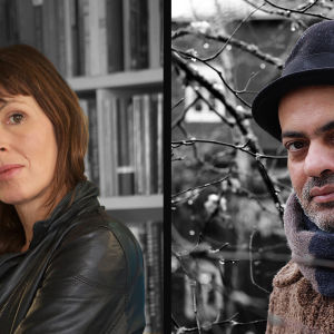 Kirjailijat Rachel Cusk ja Hassan Blasim