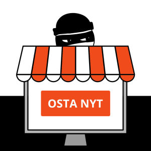 Huijari pitää verkkokauppaa