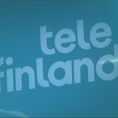 Tele Finlandin logo myymälässä