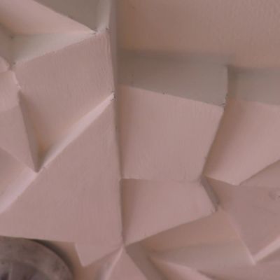 Jims stuckatur av polystyren, detalj.