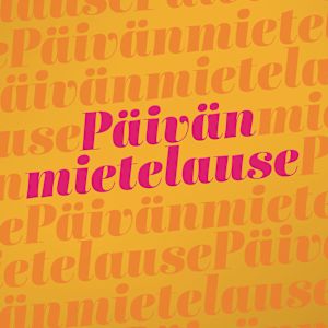 Päivän mietelause -ohjelman tunnuskuva. Tekstinä "Päivän mietelause".
