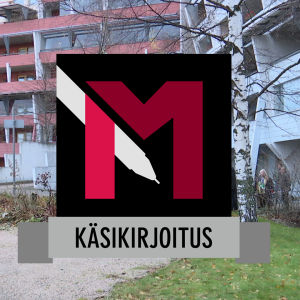 MOT:n ohjelmien käsikirjoituksiin liitettävä logokuva.